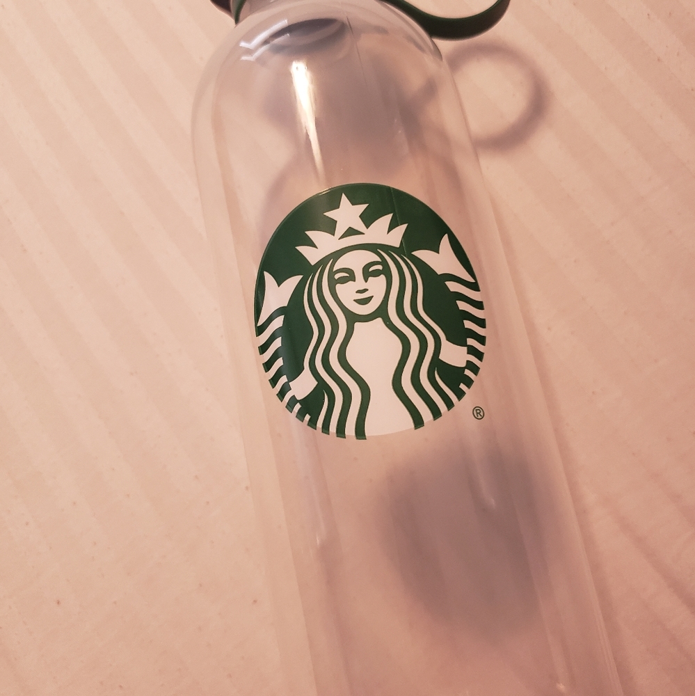 Clear Starbucks Water Bottle